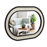 Зеркало в раме из ротанга Dewh варинант исполнения - 2 | Loft Concept в Барнауле