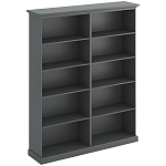 Двойной стеллаж серый Percent Rack Grey варинант исполнения - 1 | Loft Concept в Барнауле