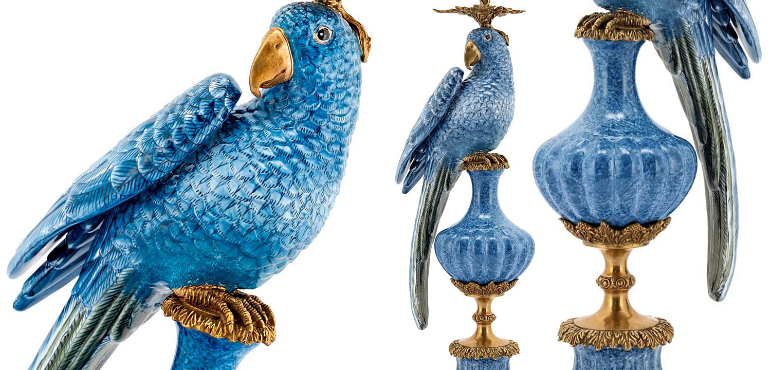 Подсвечник Abhika Candlen Parrot Atlantide Подсвечник Abhika Candlen Parrot Atlantide - Loft-Concept в Барнауле