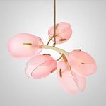 Дизайнерский Светильник Lilly Pink Tulip Lamp розовый плафон  варинант исполнения - 5 | Loft Concept в Барнауле