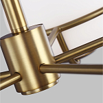 Люстра с 5-ю белыми шарообразными плафонами в сферические каркасах Feiss варинант исполнения - 3 | Loft Concept в Барнауле