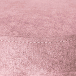 Банкетка круглая пыльно-розовый велюр на 4-х металлических ножках золотого цвета SANJAY варинант исполнения - 4 | Loft Concept в Барнауле