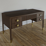 Письменный стол с 4-мя ящиками Elsa Dreams Walnut варинант исполнения - 1 | Loft Concept в Барнауле