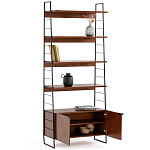 Стеллаж из орехового дерева Olson Rack варинант исполнения - 3 | Loft Concept в Барнауле