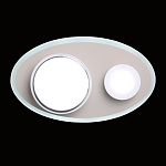 Бра овальной формы белого цвета с 2-мя лампами Lunar Pebbles варинант исполнения - 3 | Loft Concept в Барнауле