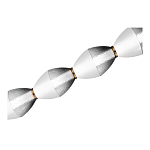 Подвесной светильник линейный в сочетании двух разных фактур стекла Enchanting варинант исполнения - 4 | Loft Concept в Барнауле