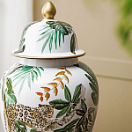 Ваза из фарфора с ручной росписью Leopard Collection  варинант исполнения - 5 | Loft Concept в Барнауле