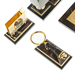 Настольный письменный набор из яшмы и долерита в подарочной упаковке Manager Organizer варинант исполнения - 7 | Loft Concept в Барнауле