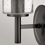 Бра с плафоном в форме цилиндра из прозрачного стекла с пузырьками Hinkley варинант исполнения - 9 | Loft Concept в Барнауле