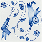 Плитка с узором Пистолеты варинант исполнения - 1 | Loft Concept в Барнауле