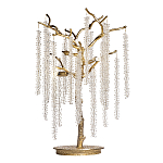 Лампа настольная со стеклянными подвесами цвет золото FAIRYTREE Light варинант исполнения - 1 | Loft Concept в Барнауле