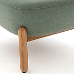 Кресло на деревянных ножках Olguin Green Chair варинант исполнения - 5 | Loft Concept в Барнауле
