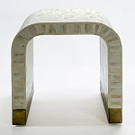 Приставной столик BONE INLAY SIDE TABLE-Cream варинант исполнения - 1 | Loft Concept в Барнауле