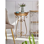 Столик приставной на фигурном подножии Magnificent Century варинант исполнения - 4 | Loft Concept в Барнауле