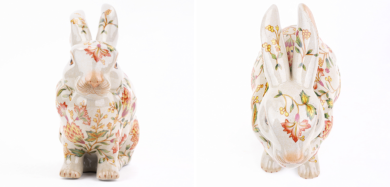 Декоративная статуэтка Porcelain Hare Statuette Декоративная статуэтка Porcelain Hare Statuette - Loft-Concept в Барнауле