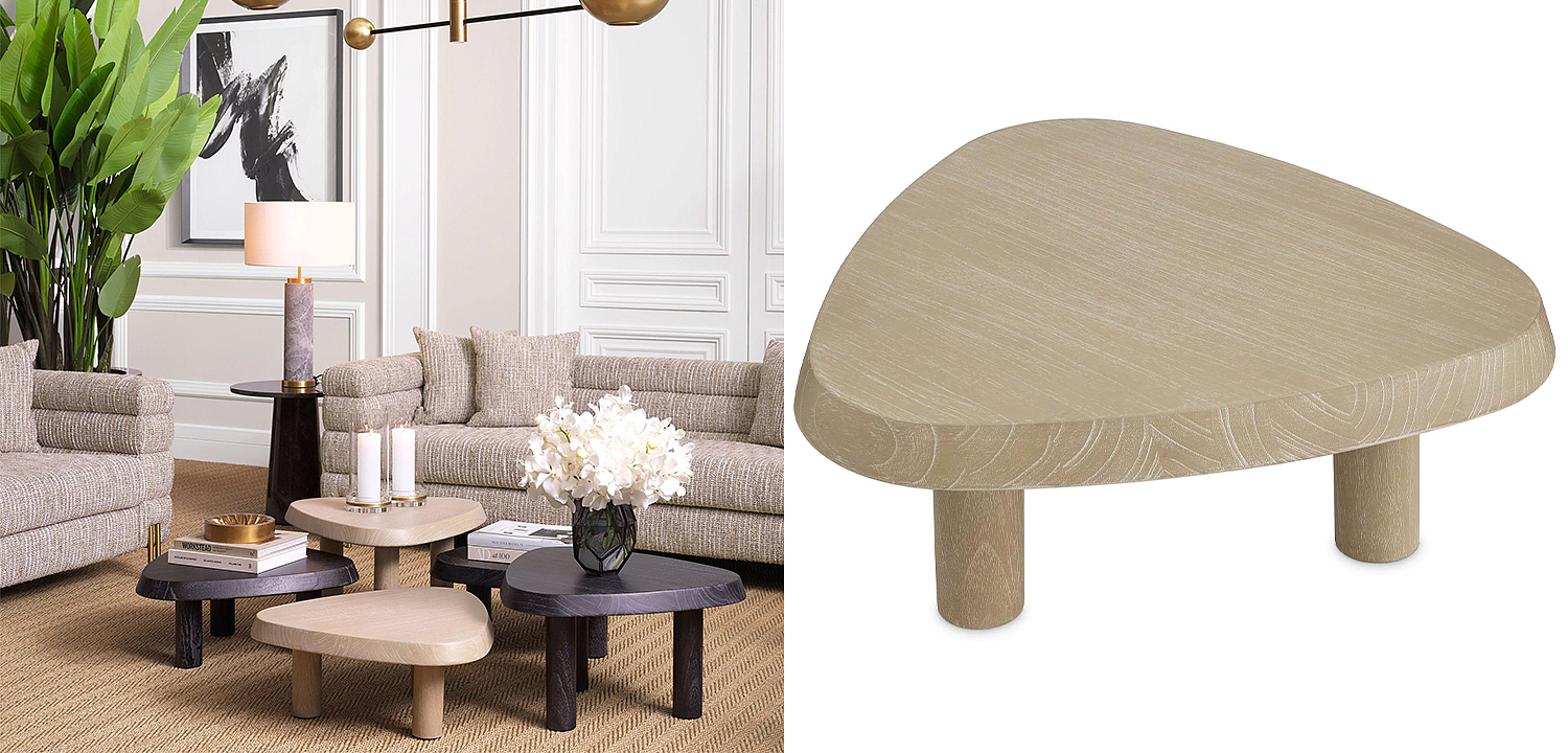 Кофейный стол Eichholtz Coffee Table Briel S Beige Кофейный стол Eichholtz Coffee Table Briel S Beige - Loft-Concept в Барнауле