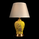 Настольная лампа желтая с изображением птиц Slip Away варинант исполнения - 2 | Loft Concept в Барнауле