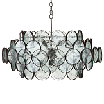 Люстра с каскадом из круглых стеклянных дисков Small Round Sequins варинант исполнения - 3 | Loft Concept в Барнауле