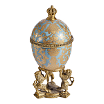 Шкатулка на величественных львах из фарфора с бронзовыми элементами Eden Garden варинант исполнения - 3 | Loft Concept в Барнауле