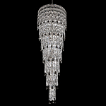 Люстра многоярусная каскадная с хрустальными подвесками Roul Crystal Light варинант исполнения - 2 | Loft Concept в Барнауле