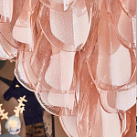 Люстра из стекляных розовых лепестков Petalled Illuminator варинант исполнения - 2 | Loft Concept в Барнауле