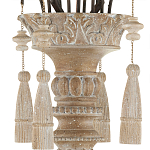 Люстра с состаренными резными элементами Big Graceful Profile варинант исполнения - 3 | Loft Concept в Барнауле