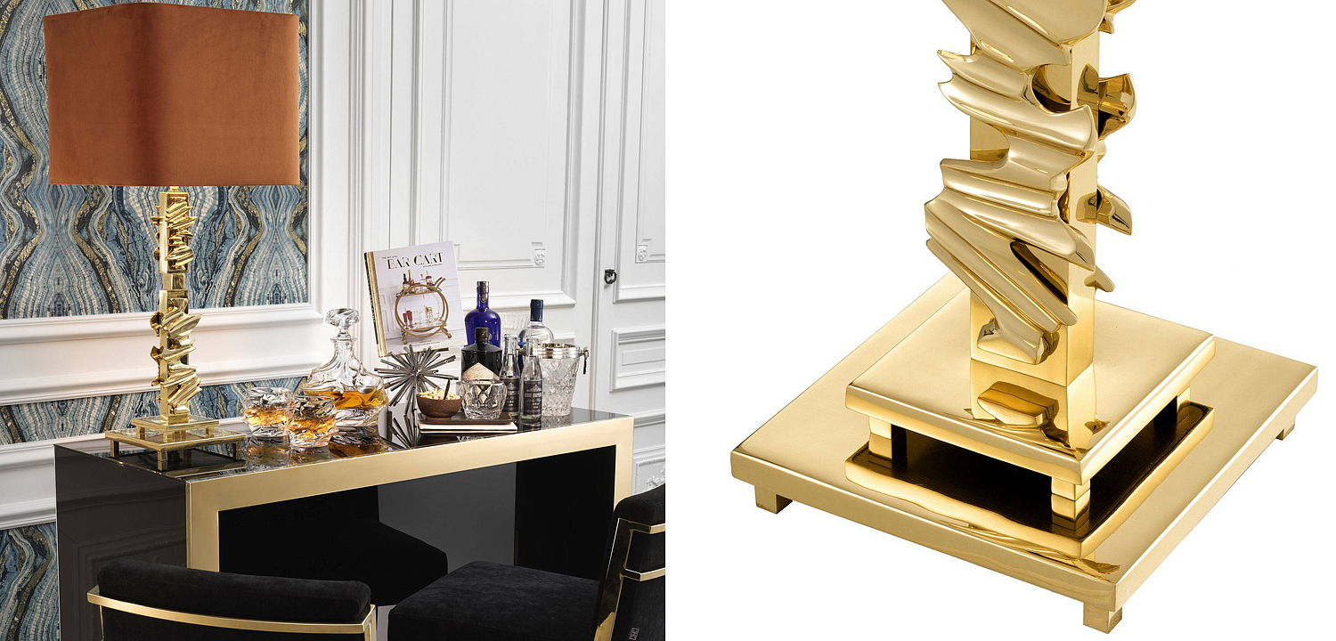 Настольная лампа Eichholtz Table Lamp Abruzzo brass Настольная лампа Eichholtz Table Lamp Abruzzo brass - Loft-Concept в Барнауле