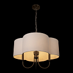 Люстра с белым текстильным абажуром Vitorino  варинант исполнения - 5 | Loft Concept в Барнауле
