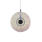 Подвесной светильник из фактурного двойного стекла Heterochromia варинант исполнения - 2 | Loft Concept в Барнауле