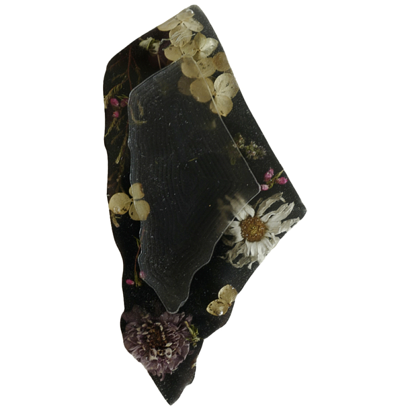 Подставка под благовония из эпоксидной смолы с цветами черная Epoxy Resin Flowers Incense Stand Black Черный Подставка под благовония из эпоксидной смолы с цветами черная Epoxy Resin Flowers Incense Stand Black Черный в Барнауле | Loft Concept