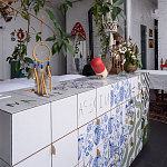 Дизайнерская кровать с системой хранения варинант исполнения - 2 | Loft Concept в Барнауле