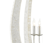 Люстра каплевидной формы покрытая перламутровой мозаикой Soft Pearl Shape варинант исполнения - 1 | Loft Concept в Барнауле