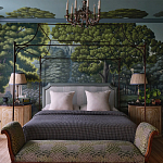 Обои ручная роспись Malmaison Special Colourway on Auguste scenic paper варинант исполнения - 1 | Loft Concept в Барнауле