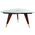 Дизайнерский кофейный стол со стеклянной столешницей Gio Ponti D.552.2 Coffee Table варинант исполнения - 1 | Loft Concept в Барнауле