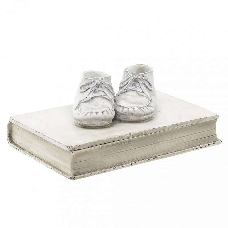 Шкатулка Baby shoes Молочный Шкатулка Baby shoes Молочный в Барнауле | Loft Concept
