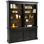 Витрина из массива сосны Sterling Showcase Black варинант исполнения - 1 | Loft Concept в Барнауле