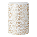 Столик с инкрустацией с перламутровым узором Jean Cream варинант исполнения - 1 | Loft Concept в Барнауле