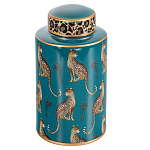 Ваза фарфоровая с крышкой Leopard Ccollection варинант исполнения - 1 | Loft Concept в Барнауле