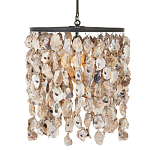 Люстра овальная с подвесками из устричных раковин Sea Ravens варинант исполнения - 2 | Loft Concept в Барнауле