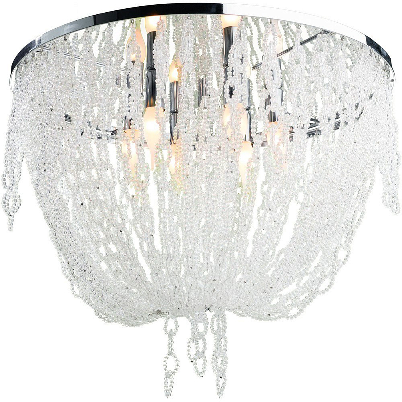 Потолочный светильник RH 1930S FRENCH CRYSTAL BEADED Seling Light Хром Потолочный светильник RH 1930S FRENCH CRYSTAL BEADED Seling Light Хром в Барнауле | Loft Concept