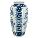 Ваза с синим цветочным орнаментом Blue & White Ornament  варинант исполнения - 2 | Loft Concept в Барнауле
