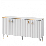 Консоль четырёхдверная с белым рельефным фасадом Expanses of Beauty варинант исполнения - 1 | Loft Concept в Барнауле