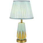 Настольная лампа с абажуром Femia Turquoise Gold Table Lamp варинант исполнения - 1 | Loft Concept в Барнауле