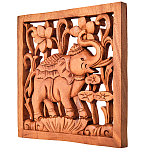 Панно из дерева слов и цветы Panel With Animals варинант исполнения - 2 | Loft Concept в Барнауле