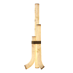 Торшер геометрический с тремя мраморными плафонами Marble Tripod варинант исполнения - 2 | Loft Concept в Барнауле