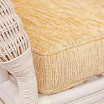 Комплект уличной мебели из ротанга Eloise белый варинант исполнения - 6 | Loft Concept в Барнауле