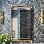 Зеркало в золотой раме Arched Mirror варинант исполнения - 2 | Loft Concept в Барнауле