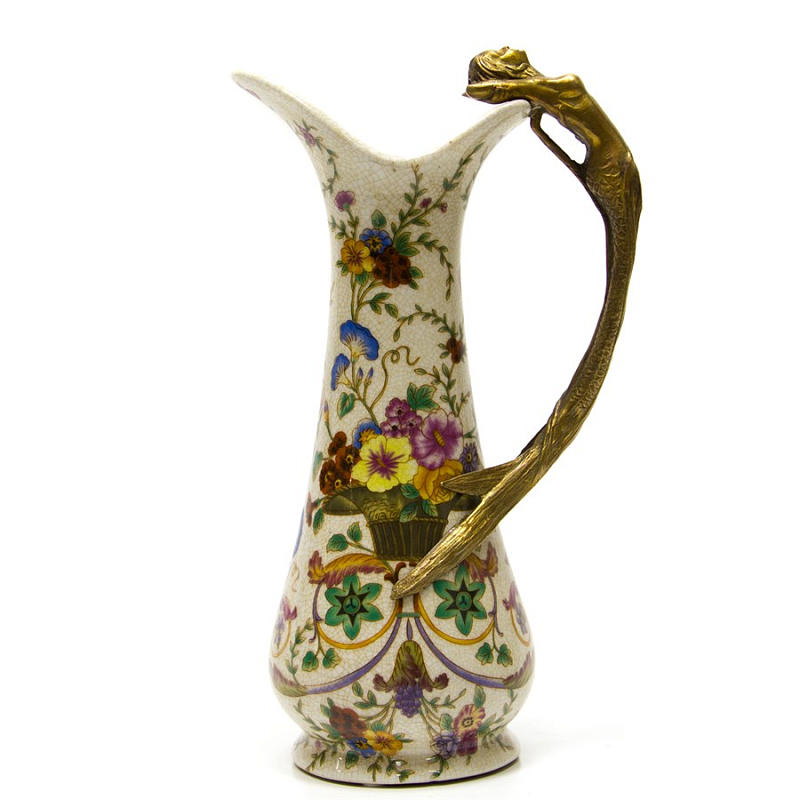 Кувшин Basket of Flowers and Dragonfly Мульти Бронза в Барнауле | Loft Concept 