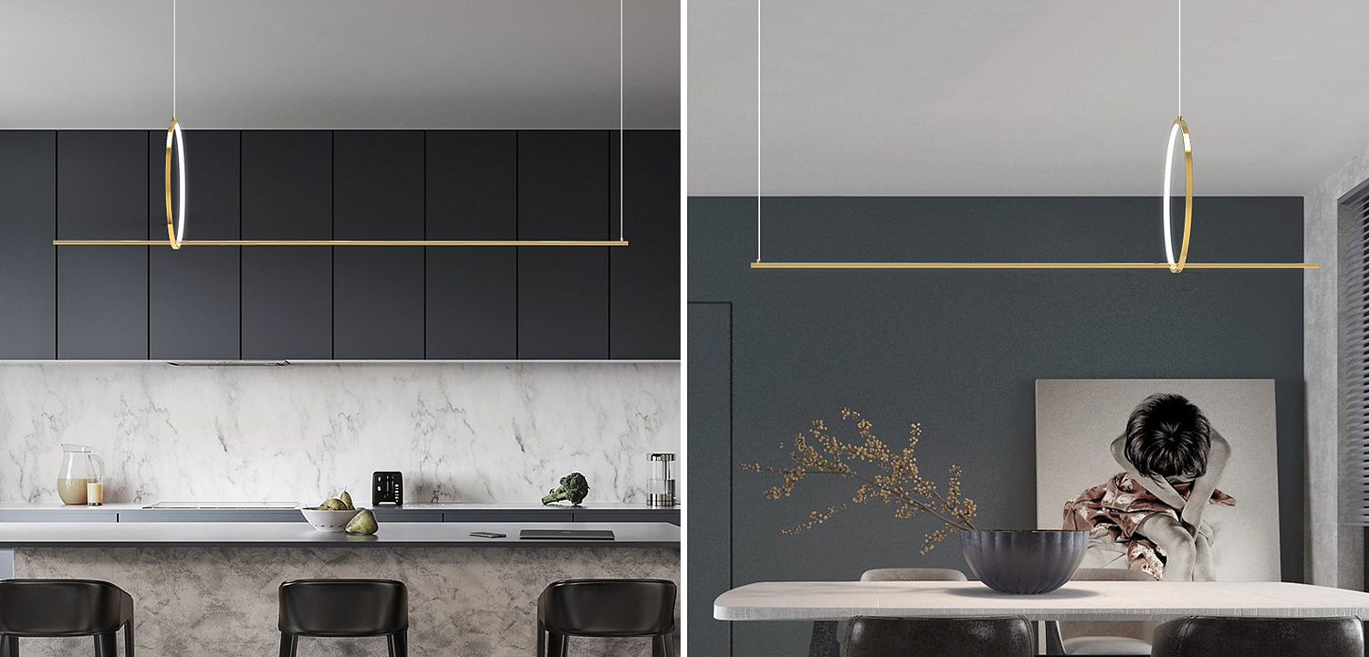 Дизайнерский Подвесной Светильник Ursa Geometric Ring Lamp 1 кольцо Дизайнерский Подвесной Светильник Ursa Geometric Ring Lamp 1 кольцо - Loft-Concept в Барнауле