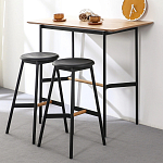 Черный барный стул Knopper варинант исполнения - 7 | Loft Concept в Барнауле